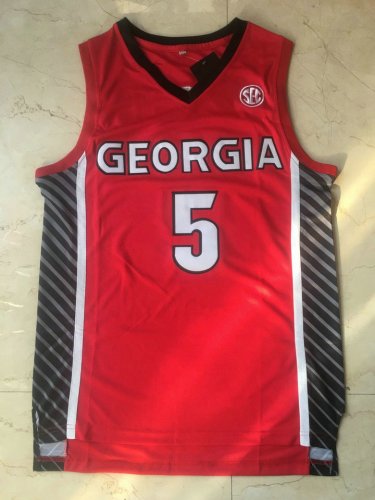 NBA 5 Edwards Georgia Maillot Rouge